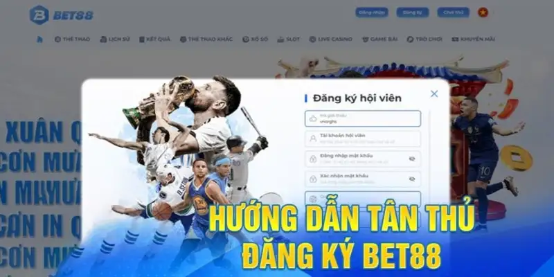 Điều kiện đăng ký Bet88 không quá phức tạp